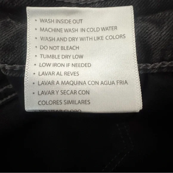 KanCan Margaret High Rise Bootcut Jeans 13/30 NWT Gray Black Wash Button Fly - Picture 9 of 9